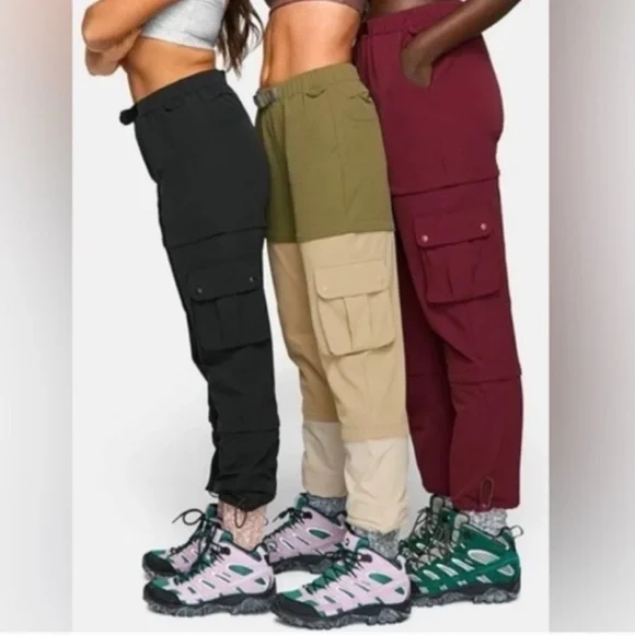 Outdoor Voices Rec Trek Zip Off Pants in Green Size XS - Picture 13 of 14